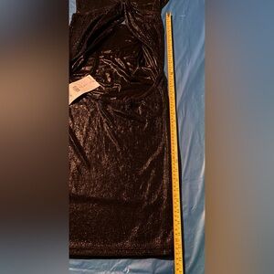 AKIRA Shimmering Black Sequin Top